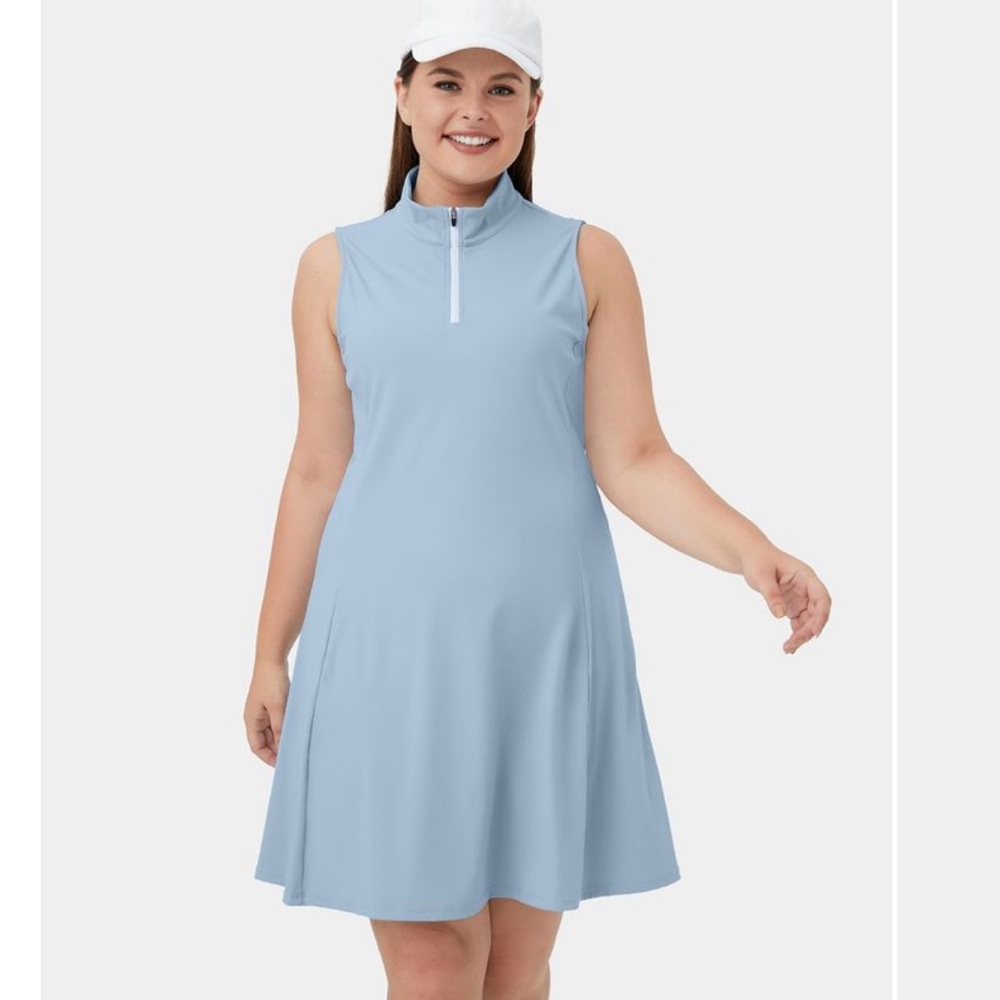 NWT Halara Half Zip 2-Piece Golf Dress Size L